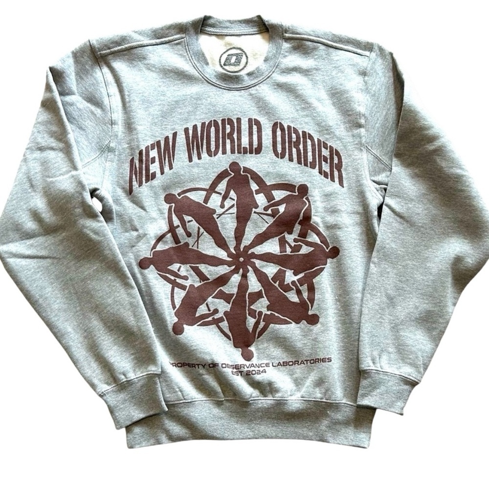 Observance New World Order‎ crewneck sweatshirt Size Small